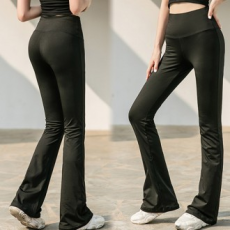 Quần legging tập yoga pilates vải thun co giãn dành cho nữ 500223