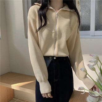 Áo len cardigan dệt kim hàng ngày dành cho nữ LK-G023