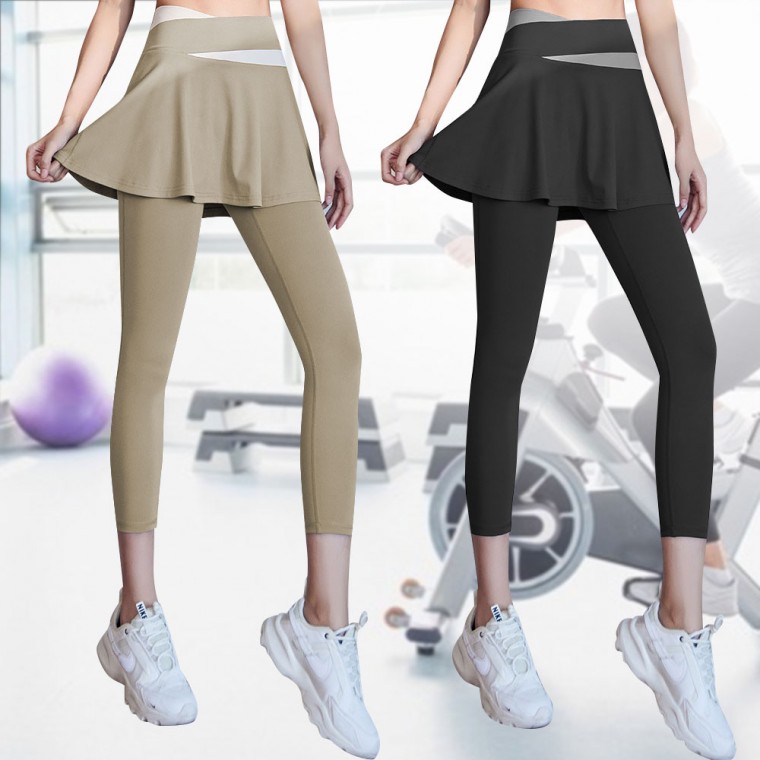 Váy Quần Legging Thể Dục Quần Vợt Ba Lê Leo Núi Homet Diềm Chữ A