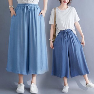 F85381 Váy dáng rộng ống rộng quần culottes