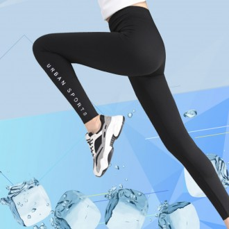 Quần legging chỉnh mỡ bụng eo cao mỏng mùa hè xuân yoga quần bó