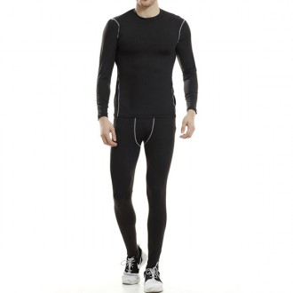 Bộ đồ tập legging thun dài tay 2 món IS-L03 cho nam