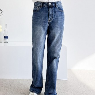 Quần Jean Quần Denim Quần Quần Dài Nam Nam Cơ Bản Cơ Bản Hàng Ngày Thường Ngày Bootcut