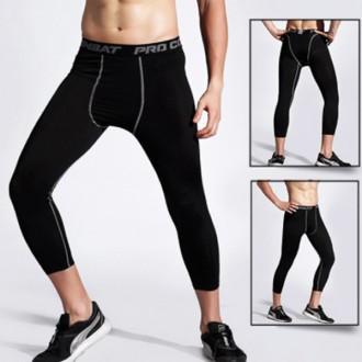 Quần legging thể thao thun co giãn dành cho nam IS-TRLG