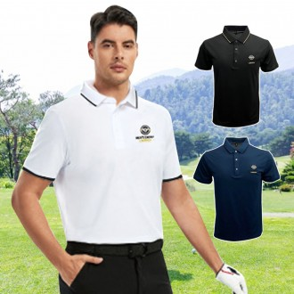 Áo thun golf ngắn tay kết hợp màu sắc dành cho nam