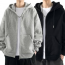 Áo hoodie có mũ trùm đầu kiểu dáng đơn giản Unisex