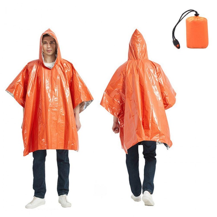 Áo mưa poncho giữ nhiệt dùng một lần đi làm