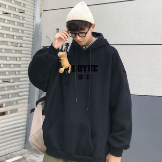 Áo hoodie dài tay có lót lông thường ngày thông dụng IS-TS03