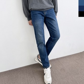 SIN 801 Quần jeans ống suông slim Straight size lớn cho nam - 3 màu - lót chải đào