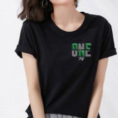 ONE H 044 30 size lớn unisex tay ngắn trơn