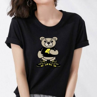 Angry Bear 014 30s Size Lớn Unisex Tay Ngắn Trơn