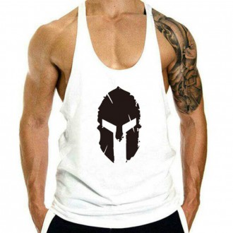 Chất liệu cotton mềm mại mặc tập gym cơ bắp tank top mùa hè crossfit thiết kế gọn gàng người đàn ông mạnh mẽ người đàn ông đích thực