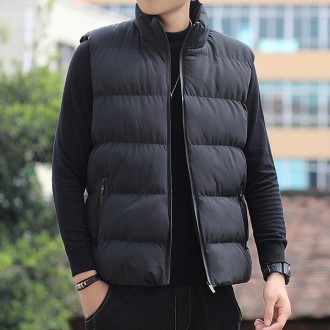 Áo vest độn 3 màu unisex cơ bản thông thường IS-JP51