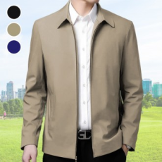 Áo khoác blouson dandy giản dị áo gió nhẹ áo liền quần trang trọng