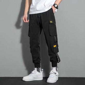 Quần Jogger 4 màu có dây thắt lưng dành cho nam hàng ngày IS-PA36