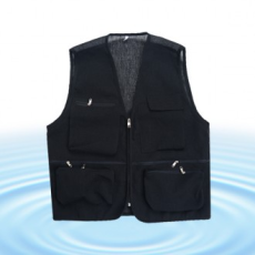 Hamill sản xuất trong nước vest công sở rayon đen, vest lưới, vest nam, vest bảo hộ lao động, vest giải trí