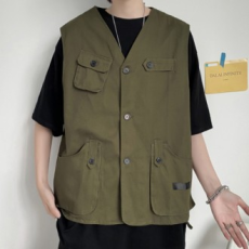 Áo Vest Nam Cổ Áo Vest Túi Áo Khoác Cardigan IS-BT01