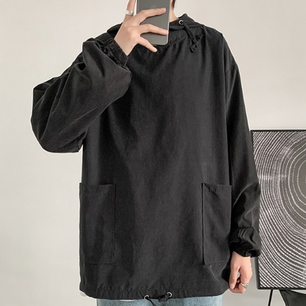 Anorak Áo Gió Áo khoác nam hoodie overfit áo khoác ngoài IS-ANR01