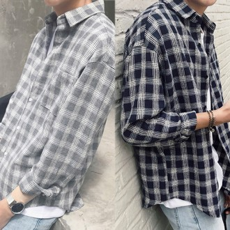 Áo Sơ Mi Nam Kẻ Sọc Nam Casual Hoa Văn Đơn Giản INSUM22