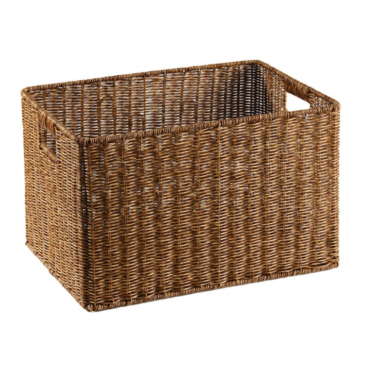 Giỏ mây vuông Jdm giỏ nội thất 44x30cm