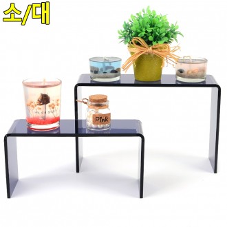 Đế trưng bày acrylic đa năng hình khói ㄷ Đế trưng bày sản phẩm Kệ trưng bày phụ kiện mỹ phẩm Đế trưng bày mỹ phẩm Đế trưng bày DDP