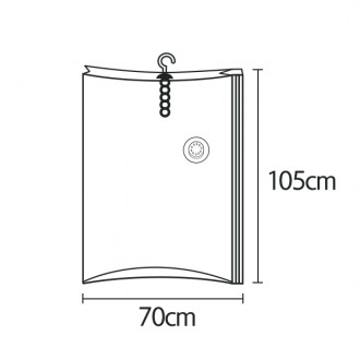 Gói nén chân không Gói chân không Loại van Loại móc treo 70 * 105