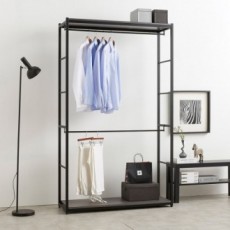 Furniture Walk Grey 4121 Kệ thép 2 tầng hệ thống móc treo tủ bảo quản B2961