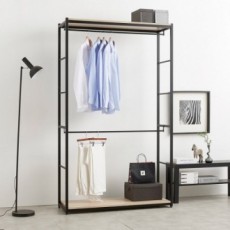 Furniture Walk Natural 4121 Kệ thép 2 tầng hệ thống móc treo tủ bảo quản B2960