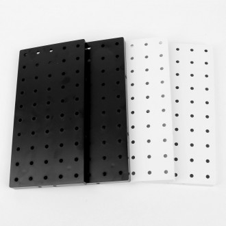 2P pegboard bảng đục lỗ acrylic bảng đục lỗ bảng lưu trữ phụ kiện móc treo ý tưởng bảng lưu trữ