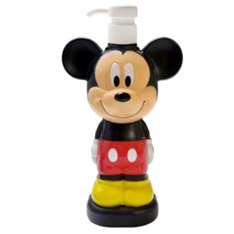 Bộ phân phối ba chiều Mickey Mouse Hộp đựng có thể đổ lại thiết kế phòng tắm 480ml