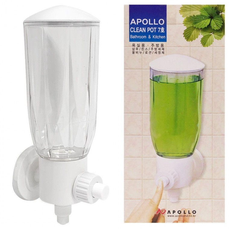 Hộp đựng bột giặt Apollo Port No. 7 (360ml), hộp đựng xà phòng rửa tay dạng lỏng treo tường