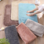 4 màu, 1 thảm lối vào phòng tắm mềm microfiber, chỗ để chân, thảm trải sàn phòng tắm chống trượt, thảm phòng tắm