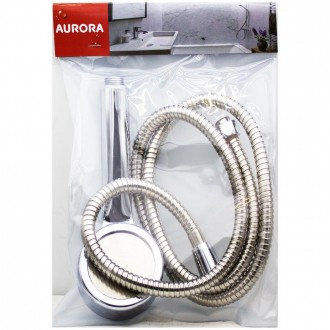 Bộ sen tắm inox Aurora Chrome 1,5m (036115)