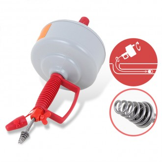 Spring Cleaner 5M Ống xả nhà vệ sinh Làm sạch bị tắc