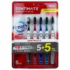 Bàn chải trà lông siêu mịn Clio Dentimate Chăm sóc hơi thở hàng ngày 10 chiếc