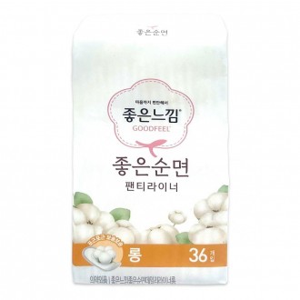 Băng vệ sinh Good Feeling Cotton Daily Liner dài 36P -O