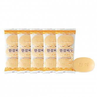 Xà phòng nhân sâm 90g, 3 miếng, 5 miếng, xà phòng rửa mặt, xà phòng làm đẹp, xà phòng vệ sinh, xà phòng tắm