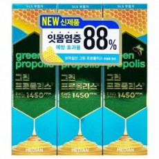 Kem đánh răng gia đình Median Green Propolis Hương bạc hà nguyên chất 100g x 3