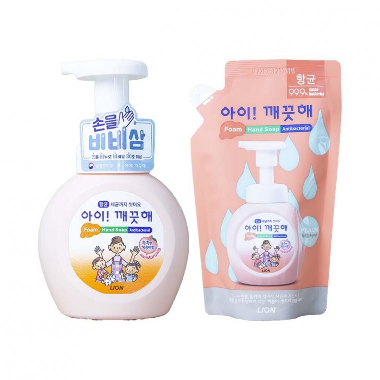 Kids Clean Hand Soap Bọt kháng khuẩn Original và Refill Hương đào