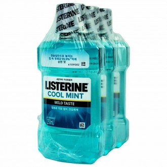 Listerine Liquid Cool Mint Mild 250ml 3 gói (003848)