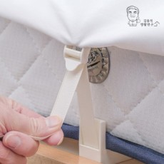 Kẹp cố định chăn hiện đại, 4 chiếc, chốt cố định đệm chống trượt