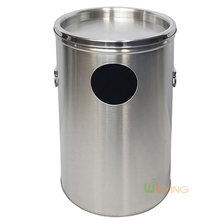 Thùng rác inox loại cát 145L/thùng rác tròn/thùng rác gạt tàn/thùng rác inox/thùng rác gạt tàn/thùng rác ngoài trời/thùng rác trong nhà