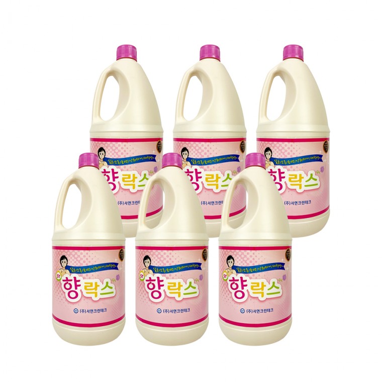 Seoyeon Hyanglax (2L) - 6 thuốc tẩy diệt khuẩn đường ống thoát nước nhà vệ sinh làm sạch nấm mốc loại bỏ vết bẩn sợi vải