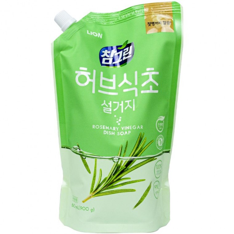 Nước rửa chén giấm thảo mộc Lion Chamgreen 900g