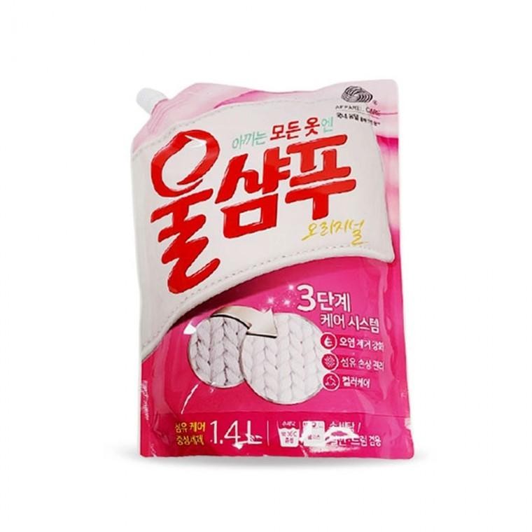 DS Aekyung Wool Dầu gội gốc Hệ thống chăm sóc 3 bước Chất tẩy rửa trung tính