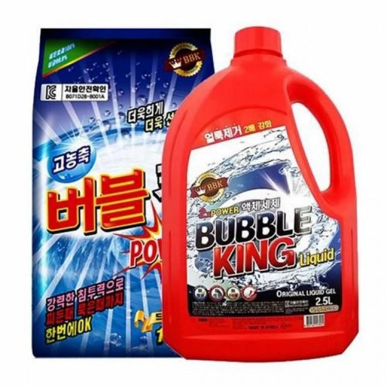 Bột giặt dạng bột Bubble King Bột giặt dạng lỏng đậm đặc cao