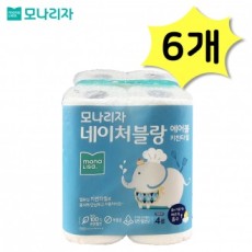 Khăn lau bếp Mona Lisa Nature Blanc 150 tờ*4 cuộn 6 (tổng cộng 24 cuộn) Khăn lau bếp bột giấy tự nhiên không huỳnh quang