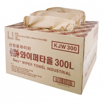 Khăn lau công nghiệp 300 tờ 4 lớp lớn KJW300