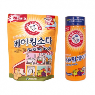 Bộ baking soda tẩy rửa tự nhiên Arm & Hammer (400g+1.5kg+600g)