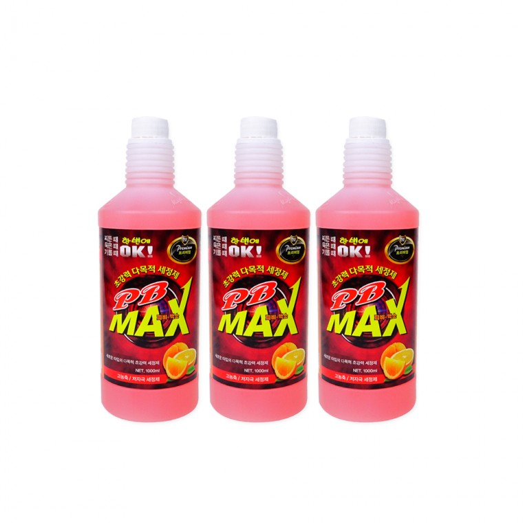 Nước tẩy rửa đa năng PB Max (1000ml) Cam 1159-3 chiếc Tẩy sạch vết dầu mỡ cứng đầu.